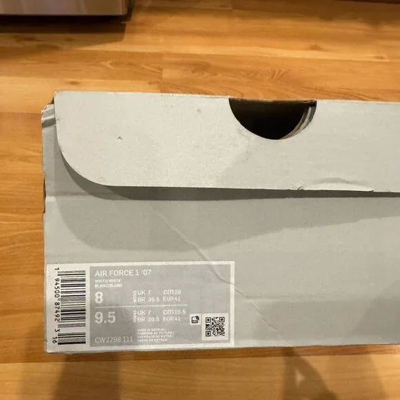 New In Box Nike Air Force 1 '07 - Size M8, W9.5 - Picture 7 of 9